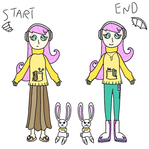Illustration from “MLP Human Headcanons”, Chapter 1