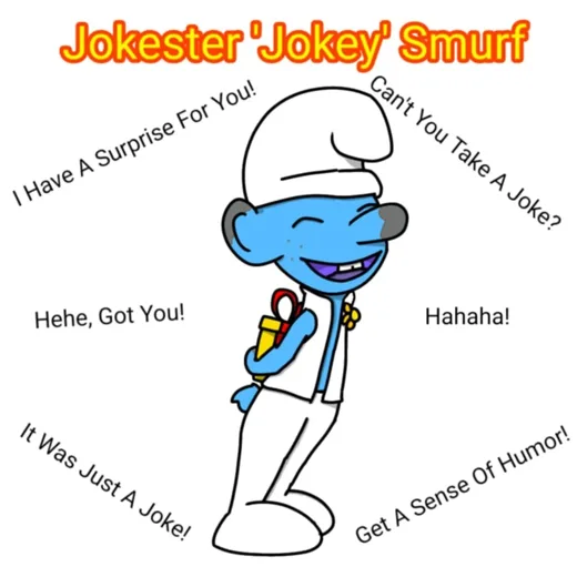 Illustration from “Smurfskip (Or: How Jokey Smurf Invented Parkour)”, Chapter 65