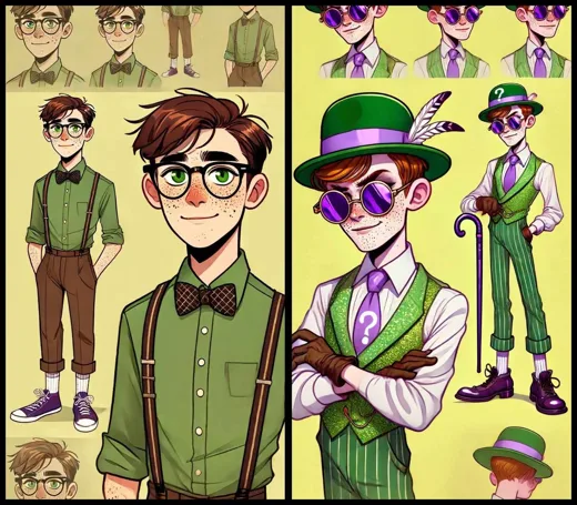 Illustration from “Batman Character Profiles”, Chapter 1