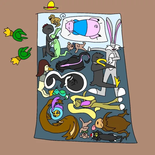 Illustration from “Random Looney Tunes Fanart”, Chapter 1