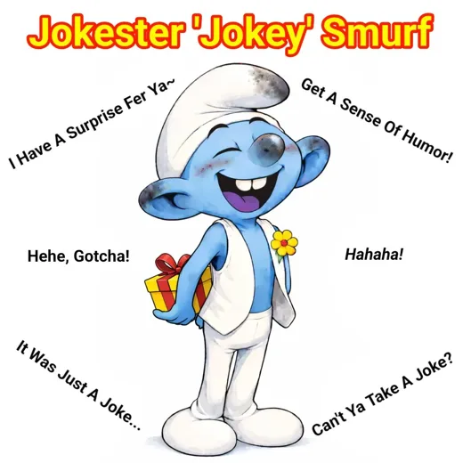 Illustration from “Smurfskip 2 (Or: How Jokey Smurf Invented Parkour, Again)”, Chapter 65