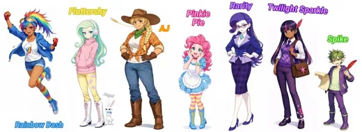 Illustration from “How I See My Little Pony”, Chapter 3