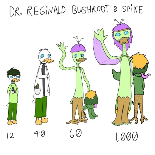 Illustration from “Bushroot Headcanons”
