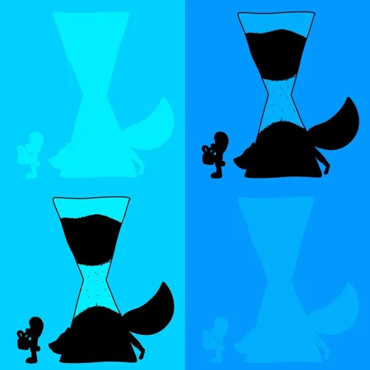 Illustration from “Smurfskip (Or: How Jokey Smurf Invented Parkour)”, Chapter 1